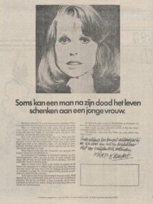 1973 Niertransplantatie De Volkskrant 18 09 1973