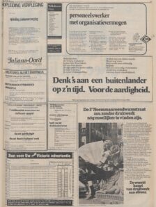 1974 Aardig zijn voor buitenlanders De Volkskrant 02 11 1974