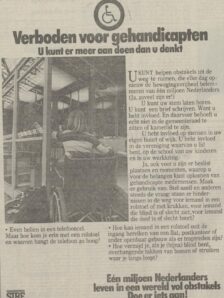 1977 Verboden voor gehandicapten NRC Handelsblad 29 07 1977