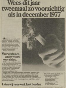 1978 Vuurwerk Nieuwsblad van het Noorden 27 12 1978