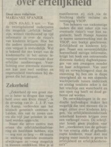 1984 Erfelijkheid Algemeen Artikel NRC Handelsblad 08 11 1986
