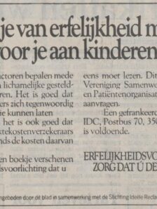 1984 Erfelijkheid Het Parool 04 10 1984