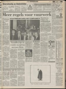 1987 Vuurwerk Artikel Algemeen Algemeen Dagblad 05 12 1987