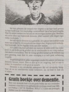 1989 Dementie De Volkskrant 17 06 1989