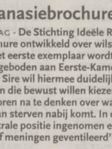 1994 Wilsverklaring en Euthanasie Algemeen Artikel Algemeen Dagblad 25 06 1994