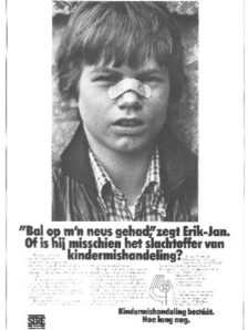 Kindermishandeling bal op neus