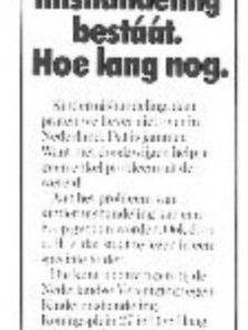 Kindermishandeling bestaat hoe lang nog