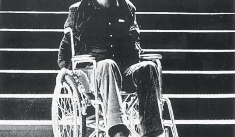 1977 Banner Verboden voor gehandicapten