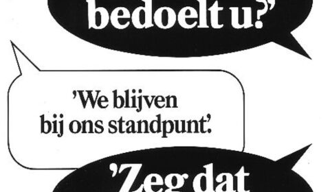 1979 Banner Klare taal