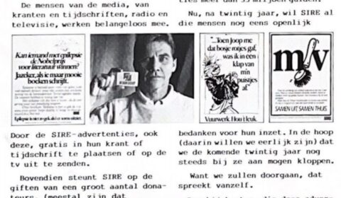 1987 Banner 20 jaar SIRE