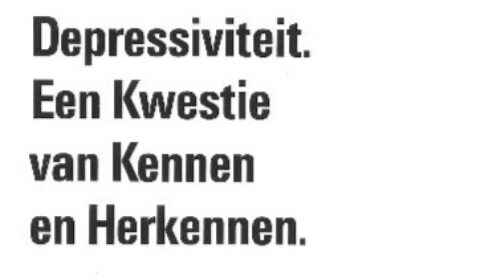 1990 Banner Manisch depressiviteit