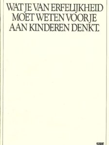 1984 Erfelijkheid brochure