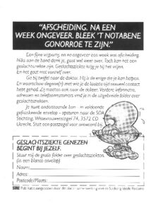 1985 Geslachtsziekten afscheiding