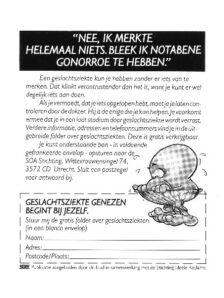 1985 Geslachtsziekten niets