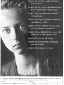 1988 pleegzorg poster meisje