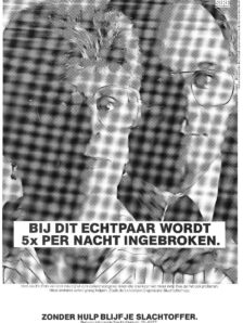 1991 Slachtofferhulp poster echtpaar