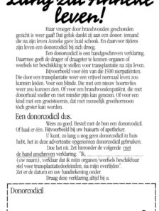 1981 Donorwervind Donorcodicil