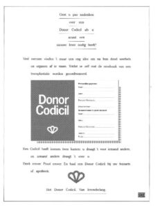 1989 donor codicil