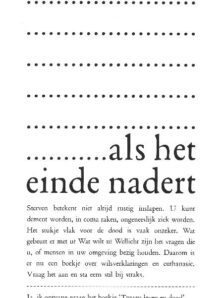 1994 wilsverklaring flyer einde