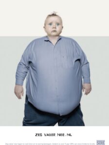 Advertentie Sire campagne Overgewicht