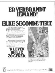 Poster verbrandt