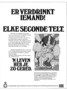 Poster verdrinkt